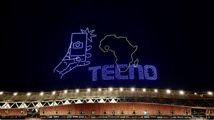 Meet Legend and Glory with TECNO 1000 Luminous Drones Enchant The Opening Ceremony Day of the 34th AFCON