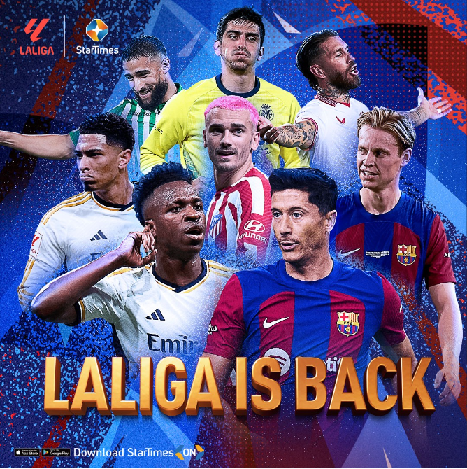 StarTimes Secures 5-Season Non-Exclusive Broadcasting Rights for LALIGA in Sub-Saharian region